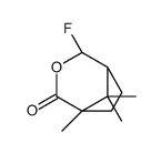 (1S,2R,5R)-2-fluoro-5,8,8-trimethyl-3-oxabicyclo[3.2.1]octan-4-one Structure