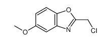 2-(chloromethyl)-5-methoxy-1,3-benzoxazole结构式