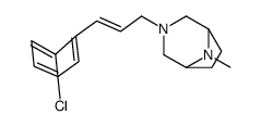 3-[3-(o-Chlorophenyl)allyl]-8-methyl-3,8-diazabicyclo[3.2.1]octane结构式