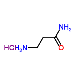 3-氨基丙酰胺盐酸盐结构式