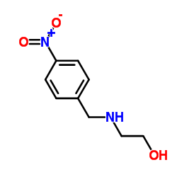 2-[(4-Nitrobenzyl)amino]ethanol Structure