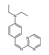 N,N-diethyl-4-(pyrimidin-2-yliminomethyl)aniline结构式