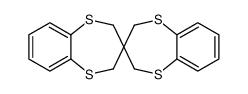 3,3'-spirobi[2,4-dihydro-1,5-benzodithiepine] Structure