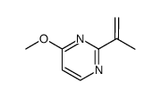 Pyrimidine, 4-methoxy-2-(1-methylethenyl)- (9CI) Structure