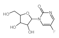 2(1H)-Pyrimidinone,5-fluoro-1-b-D-ribofuranosyl-结构式