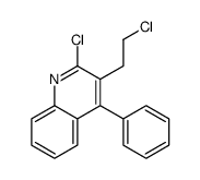 2-chloro-3-(2-chloroethyl)-4-phenylquinoline Structure