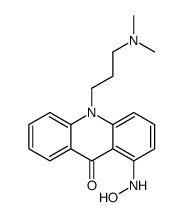 10-[3-(dimethylamino)propyl]-1-(hydroxyamino)acridin-9-one Structure