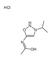 N-(3-propan-2-yl-2H-oxadiazol-2-ium-5-yl)acetamide,chloride Structure
