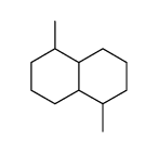 Decahydro-1,5-dimethylnaphthalene结构式