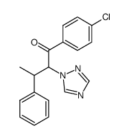 1-(4-chloro-phenyl)-3-phenyl-2-[1,2,4]triazol-1-yl-butan-1-one Structure
