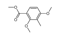 methyl 2,4-dimethoxy-3-methylbenzoate Structure