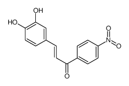 3-(3,4-dihydroxyphenyl)-1-(4-nitrophenyl)prop-2-en-1-one Structure