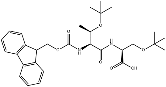 Fmoc-Thr(tBu)-Ser(tBu)-OH图片