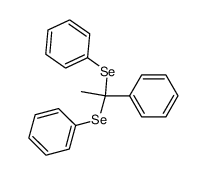 1-phenyl-1,1-bis(phenylseleno)ethane Structure