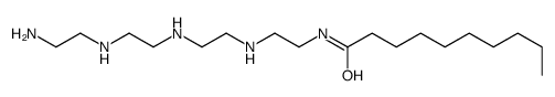 N-[2-[[2-[[2-[(2-Aminoethyl)amino]ethyl]amino]ethyl]amino]ethyl]decanamide结构式