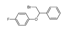 2-(4-fluorophenoxy)-2-phenyl-ethyl bromide Structure