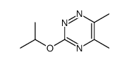 5,6-dimethyl-3-propan-2-yloxy-1,2,4-triazine Structure