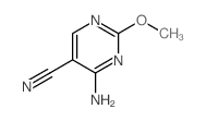 5-Pyrimidinecarbonitrile,4-amino-2-methoxy- structure