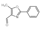 5-methyl-2-phenyl-1,3-oxazole-4-carbaldehyde structure