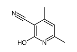 2-Hydroxy-4,6-dimethylnicotinonitrile结构式