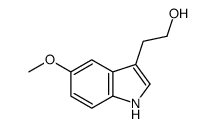 2-(5-Methoxy-1H-indol-3-yl)ethanol Structure