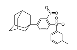 1-[4-[(3-Methylphenyl)sulfonyl]-3-nitrophenyl]tricyclo[3.3.1.13,7]decane Structure
