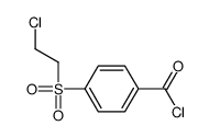 4-(2-chloroethylsulfonyl)benzoyl chloride Structure