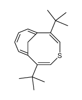 2,6-ditert-butyl-4-thiabicyclo[5.4.1]dodeca-1(11),2,5,7,9-pentaene结构式