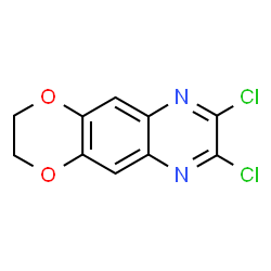 7,8-DICHLORO-2,3,4A,10A-TETRAHYDRO[1,4]DIOXINO[2,3-G]QUINOXALINE结构式