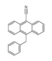 9-benzyl-10-cyanoanthracene Structure