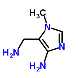 1H-Imidazole-5-methanamine,4-amino-1-methyl-(9CI) Structure