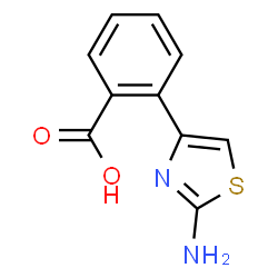 2-(2-AMINO-THIAZOL-4-YL)-BENZOIC ACID结构式