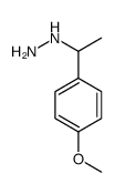 1-(1-(4-methoxyphenyl)ethyl)hydrazine Structure