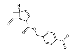 (2R,5S)-7-Oxo-1-azabicyclo[3.2.0]hept-3-ene-2-carboxylic acid (4-nitrophenyl)methyl ester结构式