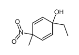 1-ethyl-4-methyl-4-nitrocyclohexa-2,5-dienol Structure