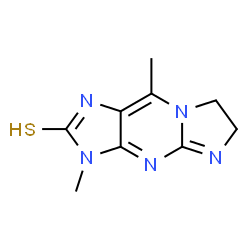 3H-Imidazo[1,2-a]purine-2-thiol,6,7-dihydro-3,9-dimethyl-(8CI) Structure