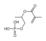 1-phosphonooxypropan-2-yl 2-methylprop-2-enoate结构式