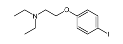 4-[2-(diethylamino)ethoxy]iodobenzene结构式