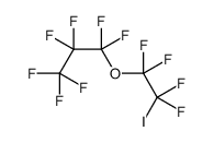 1,1,1,2,2,3,3-heptafluoro-3-(1,1,2,2-tetrafluoro-2-iodoethoxy)propane Structure
