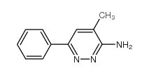 3-氨基-4-甲基-6-苯基哒嗪结构式