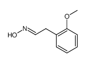 (E)-2-(2-methoxyphenyl)acetaldehyde oxime结构式