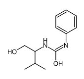 1-(1-hydroxy-3-methylbutan-2-yl)-3-phenylurea结构式