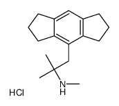 1,2,3,5,6,7-Hexahydro-N,alpha,alpha-trimethyl-s-indacene-4-ethanamine hydrochloride Structure
