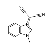 1-methylbenzimidazolium-3-dicyanomethylide结构式
