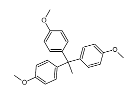 1,1,1-tris(4-methoxyphenyl)-ethane Structure