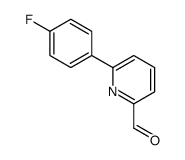 6-(4-Fluorophenyl)-2-pyridinecarboxaldehyde structure