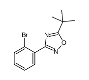 3-(2-bromophenyl)-5-tert-butyl-1,2,4-oxadiazole Structure
