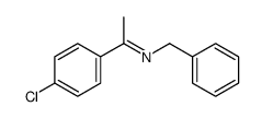 N-benzyl-1-(4-chlorophenyl)ethanimine Structure