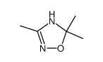 3,5,5-trimethyl-4,5-dihydro-1,2,4-oxadiazole结构式