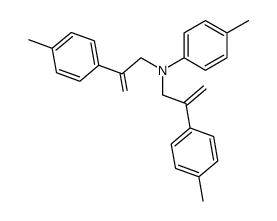4-methyl-N,N-bis-(2-(p-tolyl)allyl)aniline Structure